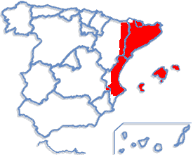 La Catalogne et le catalan, dans l'Espagne